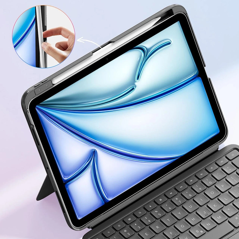 Keyboard Case for Apple iPad (2025) / (2022), ESR, Flex, Gray