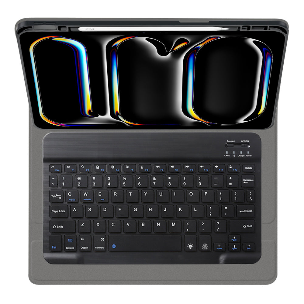 Etui z klawiaturą do Apple iPad Pro 11 (2024), Techsuit, CozyTab, czarne