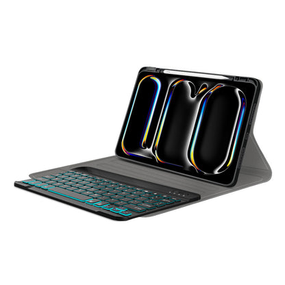 Etui z klawiaturą do Apple iPad Pro 11 (2024), Techsuit, CozyTab, czarne