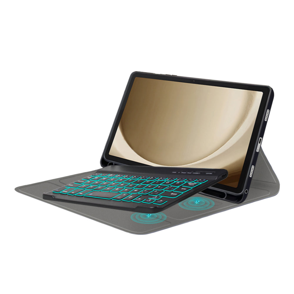 Etui z klawiaturą dla Samsung Galaxy Tab A9+, Techsuit, CozyTab, Czarne