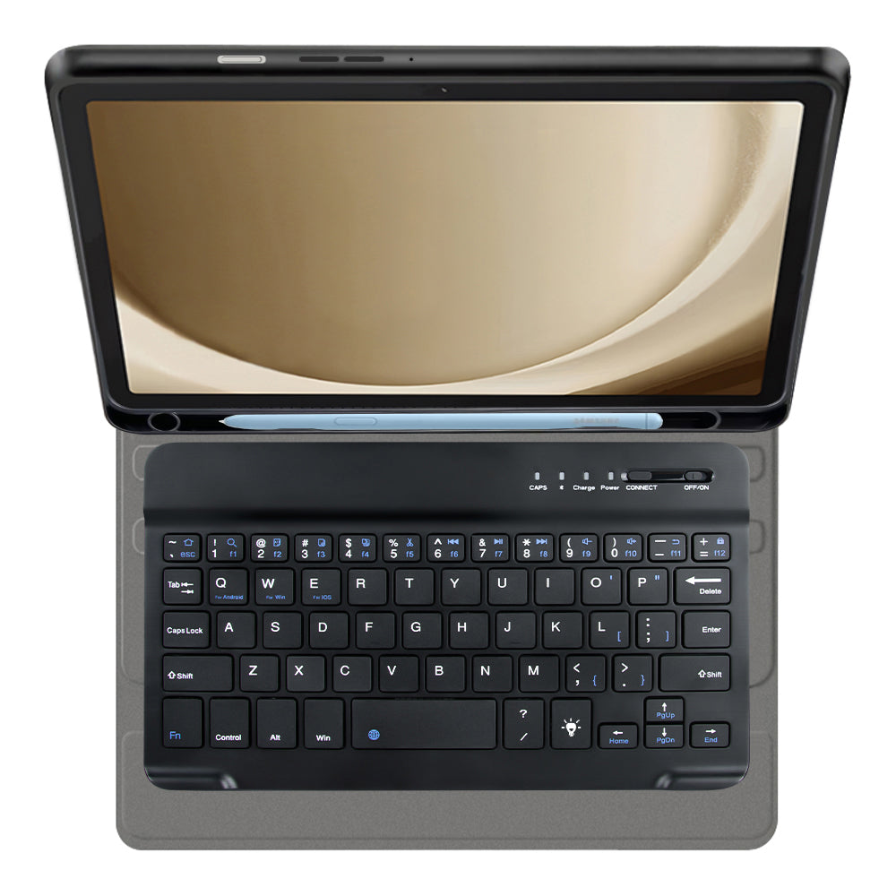 Etui z klawiaturą dla Samsung Galaxy Tab A9+, Techsuit, CozyTab, Czarne