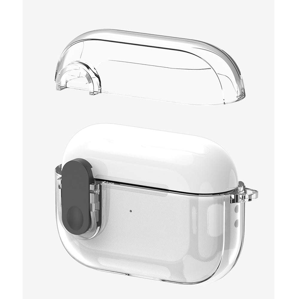 Etui DUX DUCIS PECL na Apple AirPods 4, Fioletowe