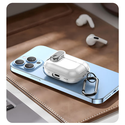 Etui DUX DUCIS PECL na Apple AirPods 4, Fioletowe