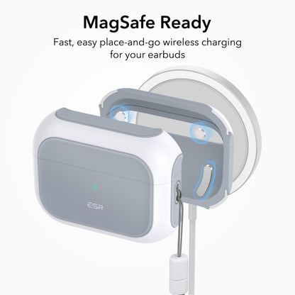 Etui ESR Orbit Hybrid dla Apple Airpods Pro 3, Białe