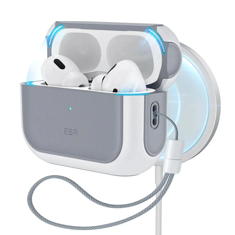 Etui ESR Orbit Hybrid dla Apple Airpods Pro 3, Białe