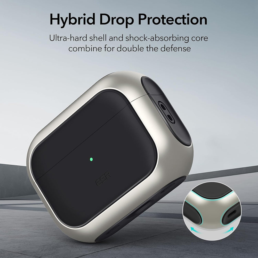 Etui ESR Orbit Hybrid dla Apple AirPods 4, Fioletowe
