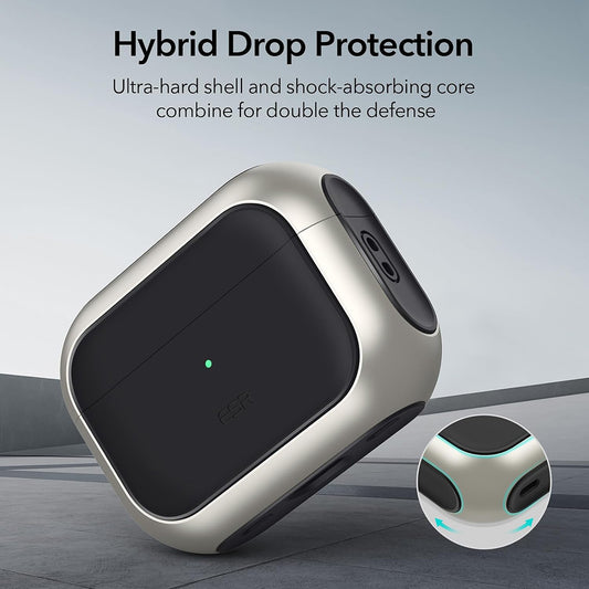 Etui ESR Orbit Hybrid dla Apple AirPods 4, Fioletowe