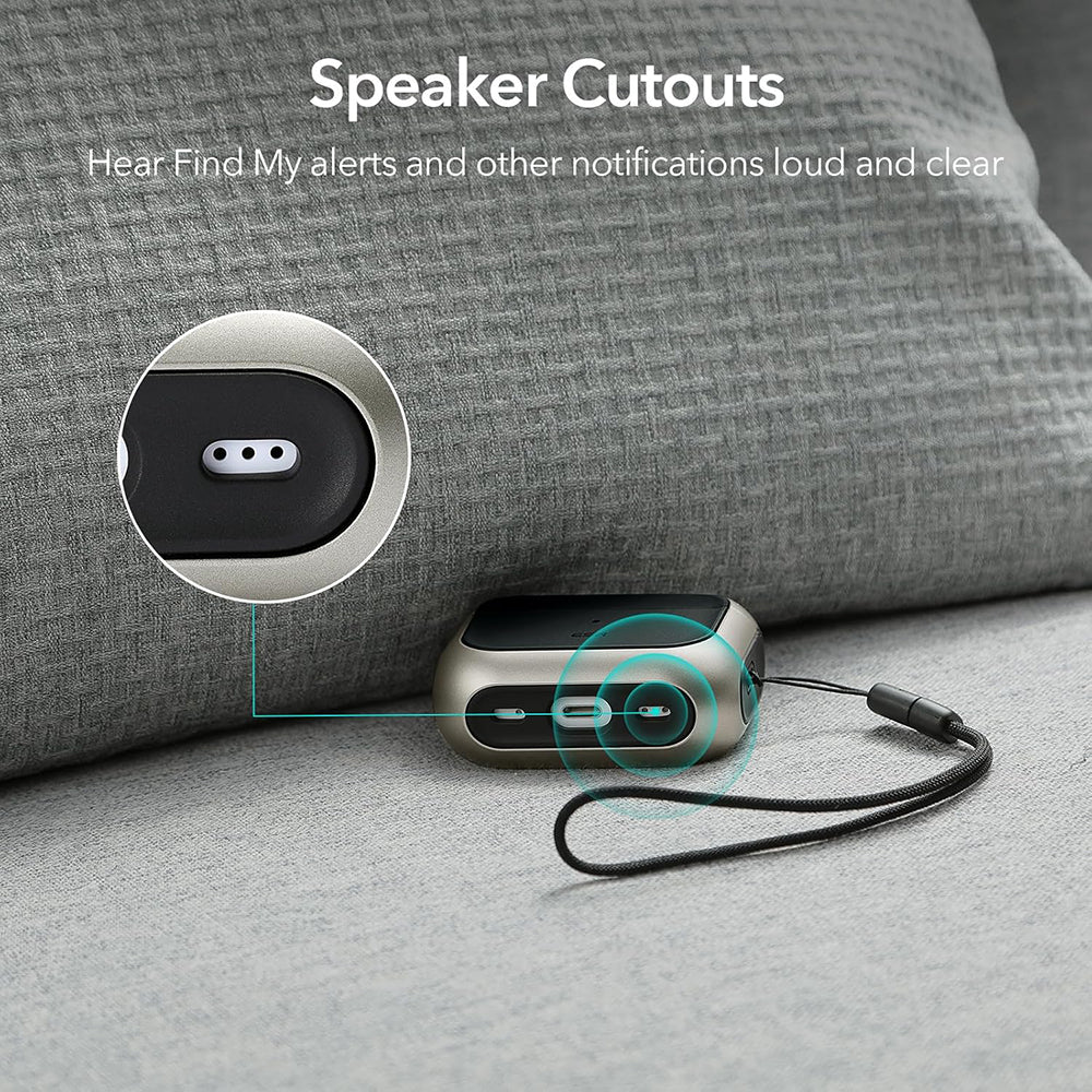 Etui ESR Orbit Hybrid dla Apple AirPods 4, Fioletowe