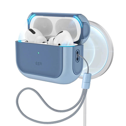 Etui ESR Orbit Hybrid na Apple AirPods Pro 3, niebieskie