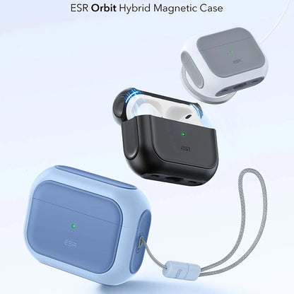 Etui ESR Orbit Hybrid na Apple AirPods Pro 3, niebieskie