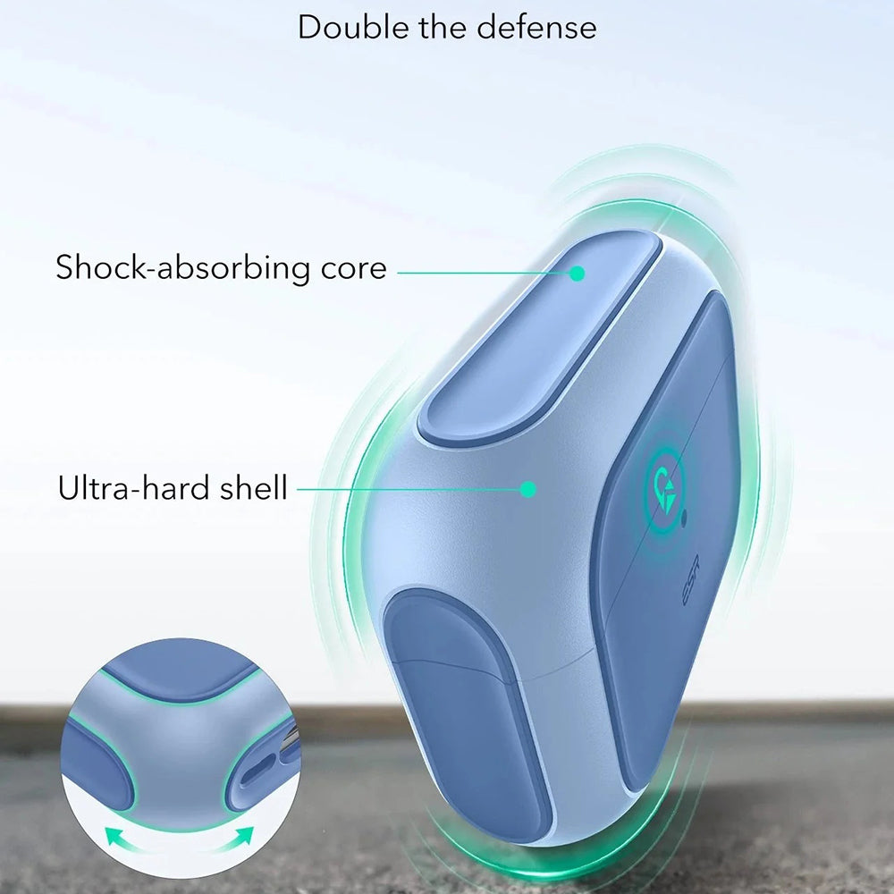 Etui ESR Orbit Hybrid na Apple AirPods Pro 3, niebieskie