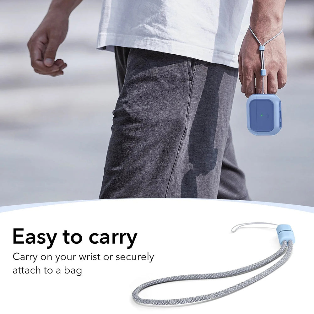 Etui ESR Orbit Hybrid na Apple AirPods Pro 3, niebieskie