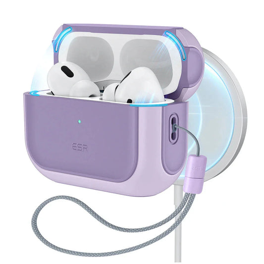 Etui ESR Orbit Hybrid dla Apple AirPods Pro 3, Fioletowy