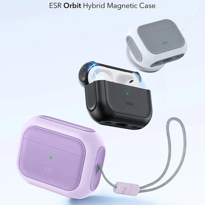 Etui ESR Orbit Hybrid dla Apple AirPods Pro 3, Fioletowy