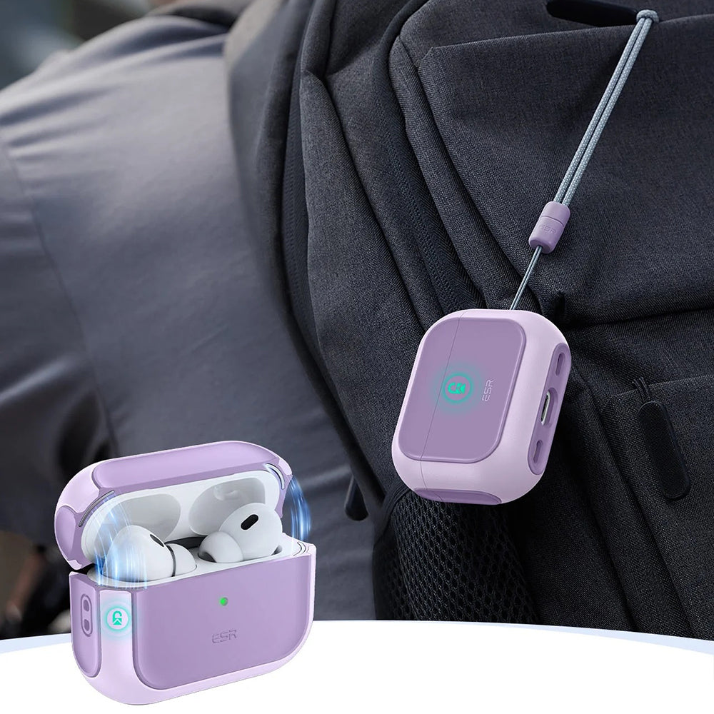 Etui ESR Orbit Hybrid dla Apple AirPods Pro 3, Fioletowy