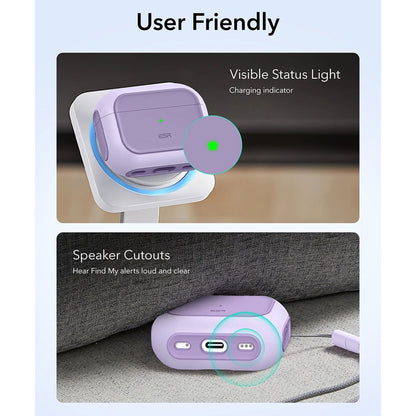 Etui ESR Orbit Hybrid dla Apple AirPods Pro 3, Fioletowy