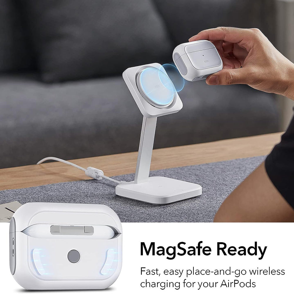 ESR Orbit Hybrid Case for Apple AirPods Pro Series, White