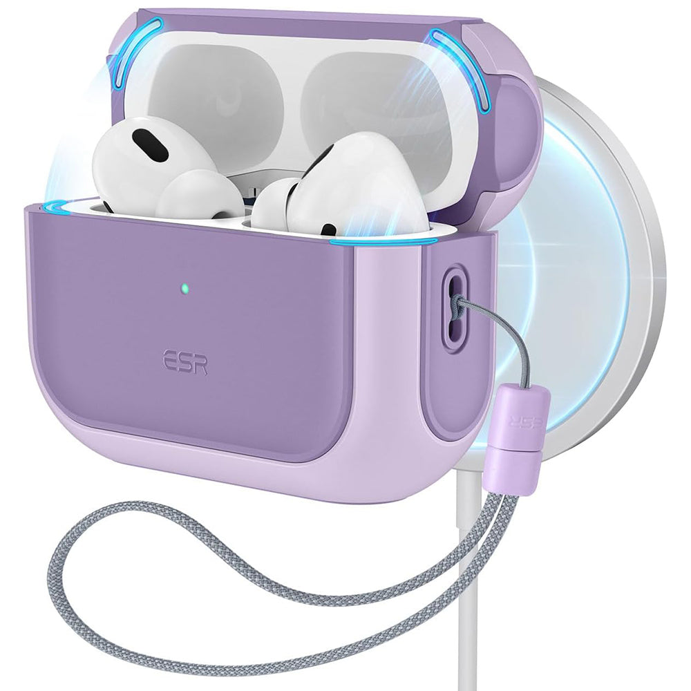 Etui ESR Orbit Hybrid dla serii Apple AirPods Pro, Fioletowe