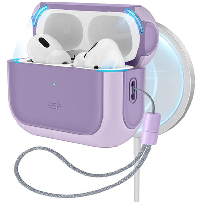 Etui ESR Orbit Hybrid dla serii Apple AirPods Pro, Fioletowe