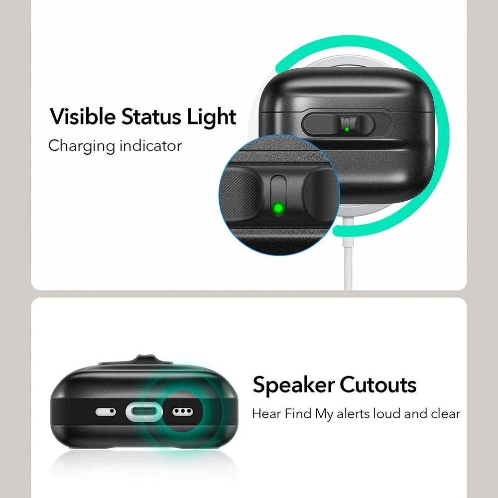 Etui ESR Pulse Magnetic FlickLock dla Apple AirPods Pro 3, Białe