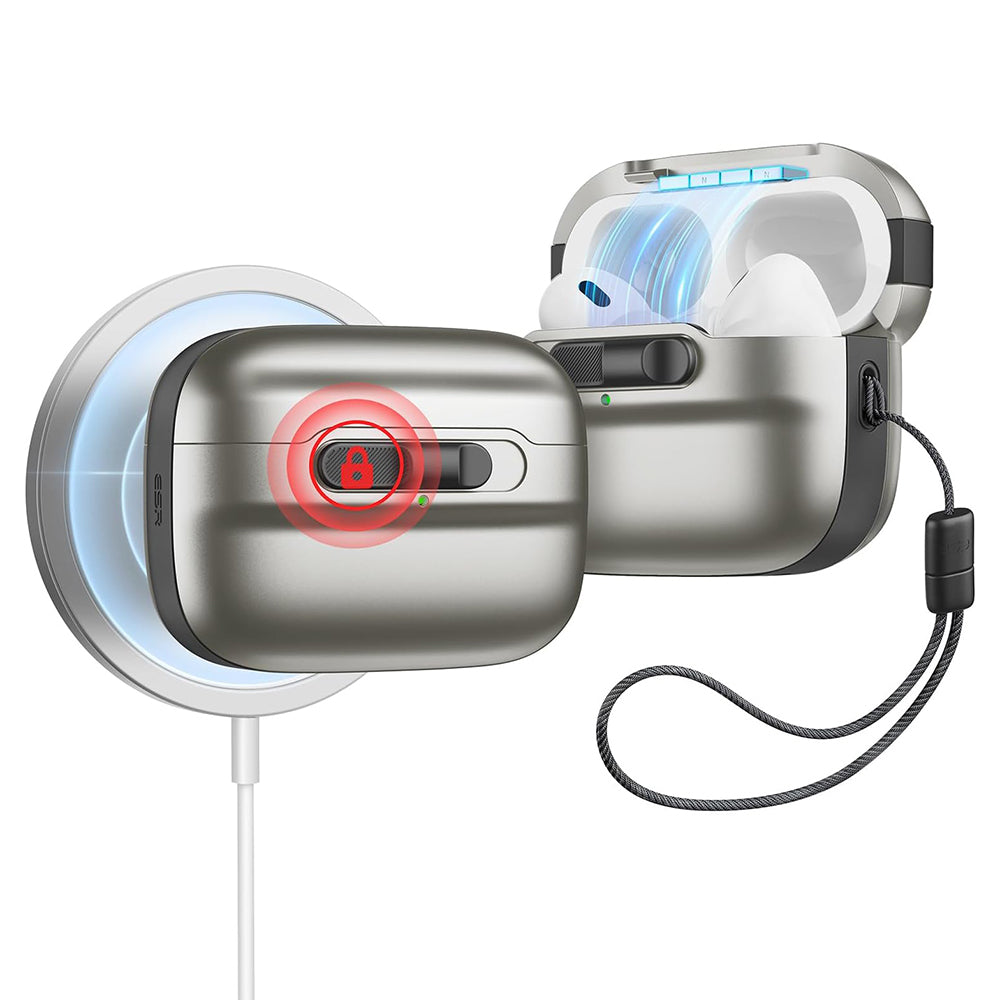 Etui ESR Pulse dla serii Apple AirPods Pro, Szare