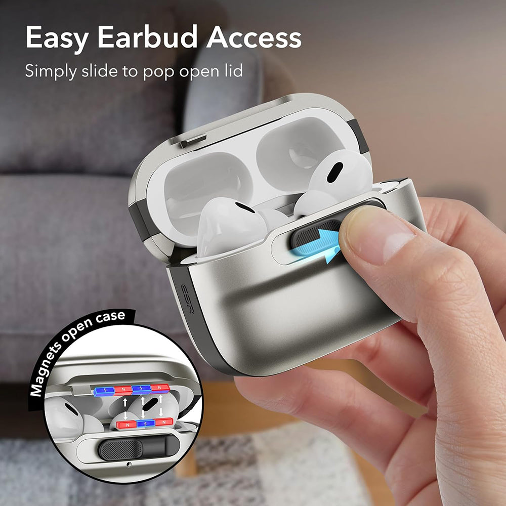 Etui ESR Pulse dla serii Apple AirPods Pro, Szare