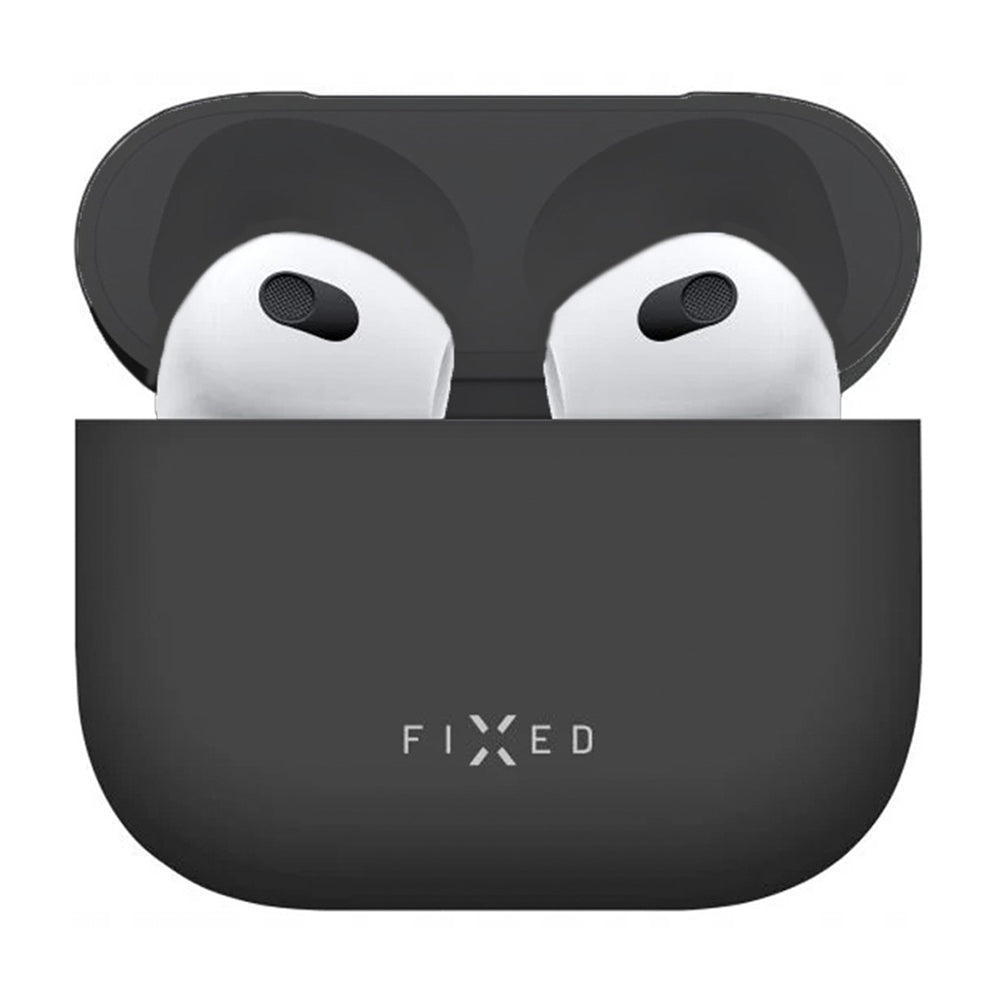 Etui Fixed Silky dla Apple AirPods 4, Czarne