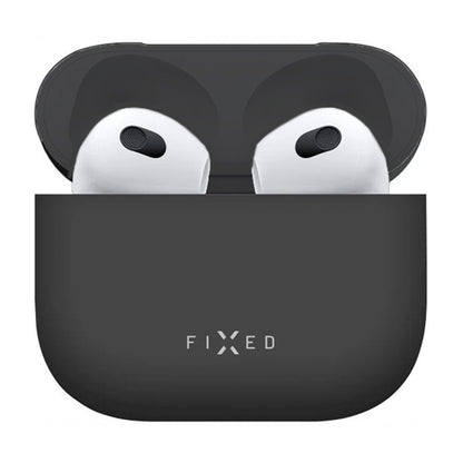Etui Fixed Silky dla Apple AirPods 4, Czarne