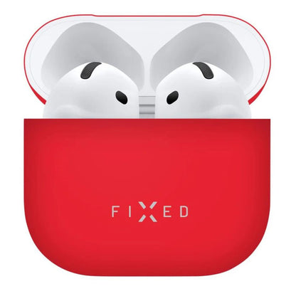 Etui Fixed Silky dla Apple AirPods 4, Czerwone