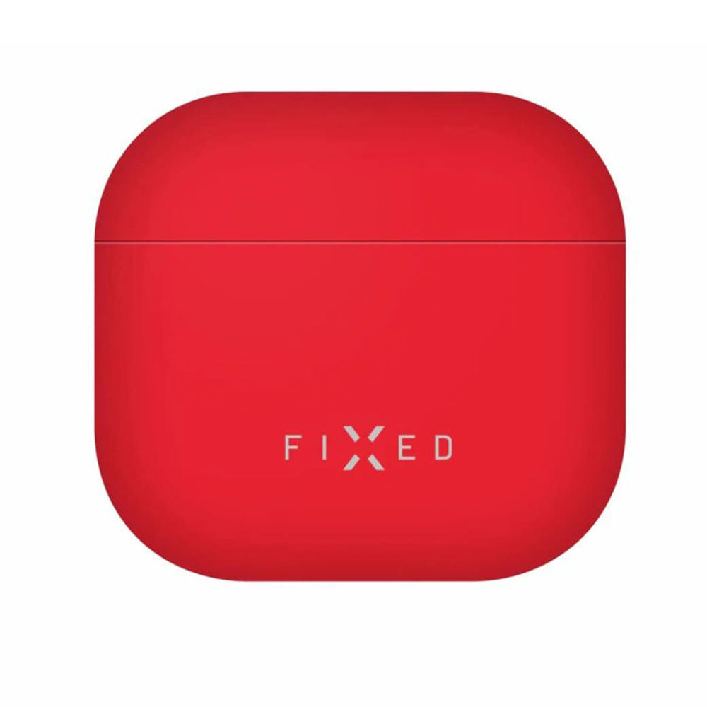 Etui Fixed Silky dla Apple AirPods 4, Czerwone