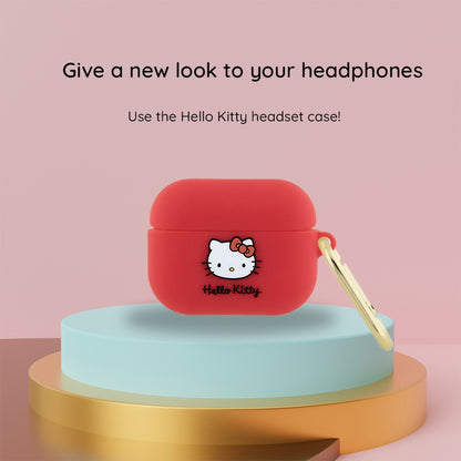 Etui Hello Kitty 3D Kitty Head dla Apple AirPods Pro 2, Różowe