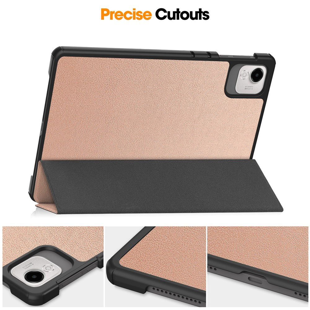 Etui na Honor Pad X9a / X9 / X8 Pro, Techsuit, FoldPro, Różowo-Złote