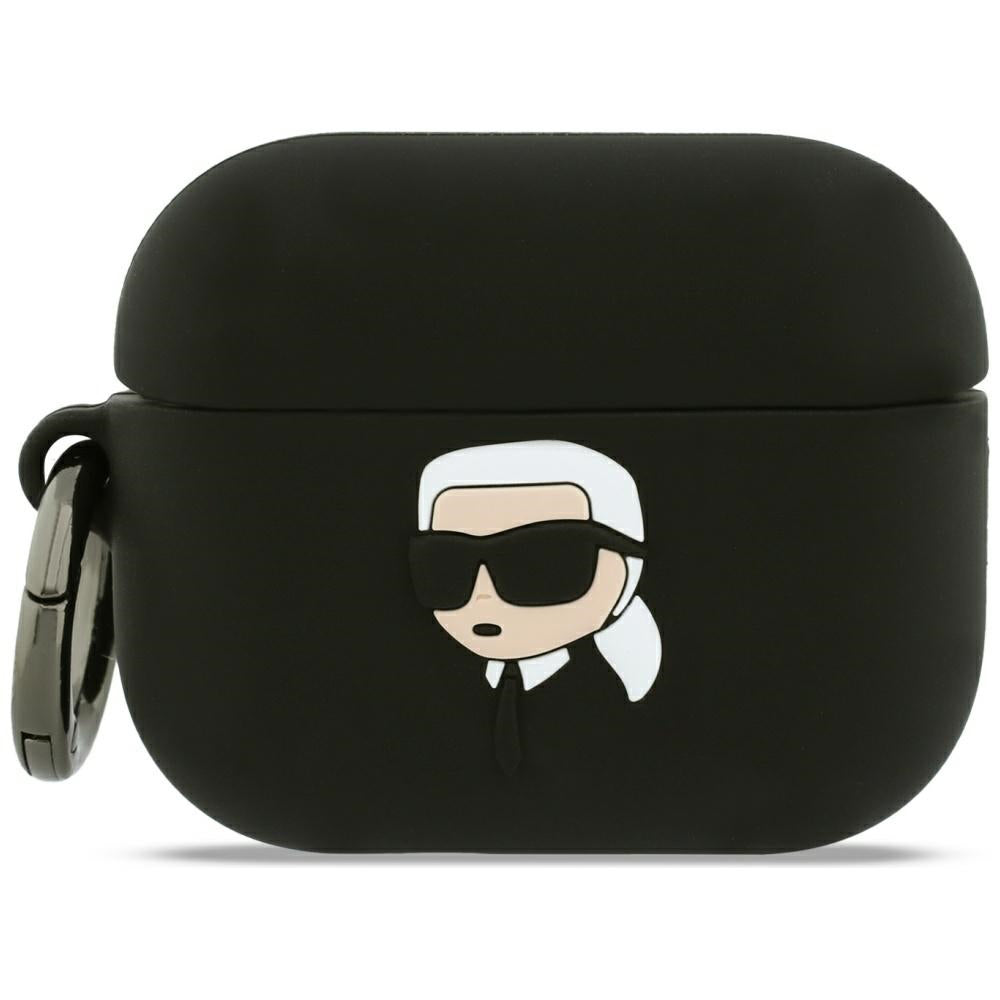 Etui Karl Lagerfeld 3D Karl's Head dla Apple Airpods Pro 3, Czarne