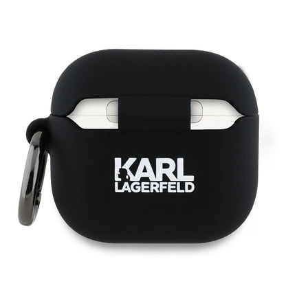 Etui Karl Lagerfeld 3D Choupette's Head dla Apple AirPods 4, Czarne