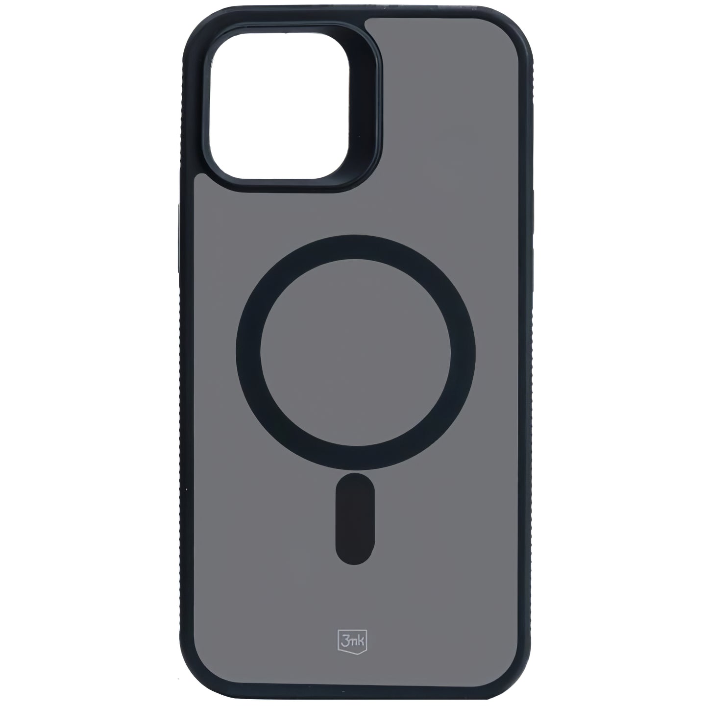 Etui MagSafe do Apple iPhone 12 / 12 Pro, 3MK, Smoke MagCase, czarne