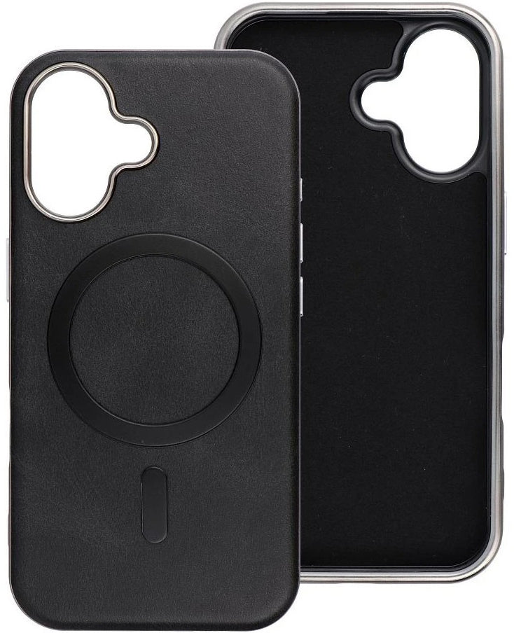 Etui MagSafe do Apple iPhone 16 Pro, OEM, Gentleman Mag, czarne