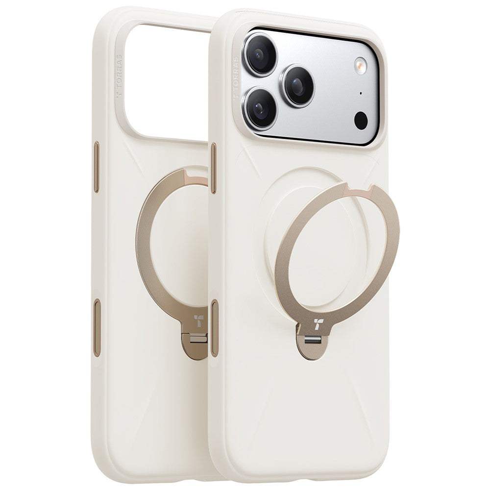 Etui MagSafe dla Apple iPhone 17 Pro Max, Torras, QPRO Silicone, Białe