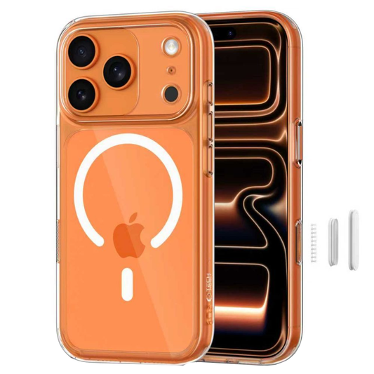 Etui MagSafe do Apple iPhone 17 Pro Max, Tech-Protect, MagPeak, Przezroczyste
