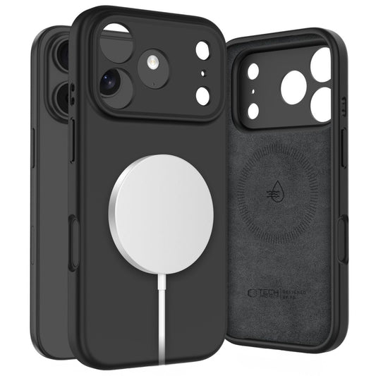 Etui MagSafe dla Apple iPhone 17 Pro, Tech-Protect, Silikonowe, Czarne