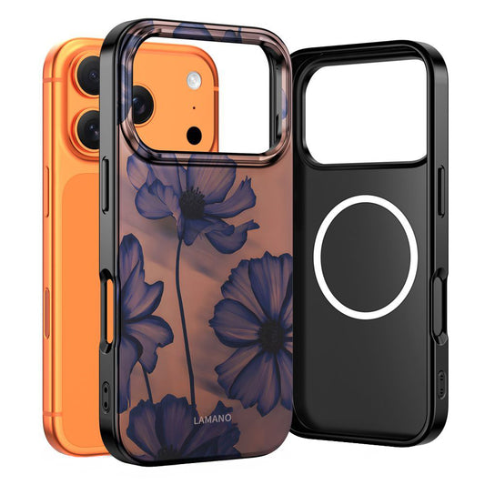 Etui MagSafe dla Apple iPhone 17 Pro Max, Tech-Protect, Lamano Velvet Night, Czarne