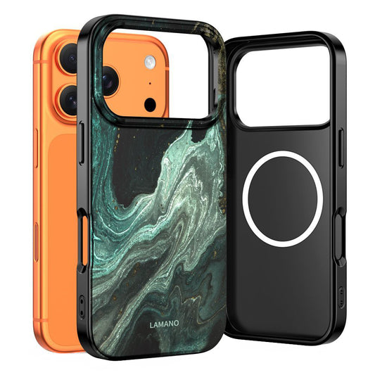 Etui MagSafe dla Apple iPhone 17 Pro Max, Tech-Protect, Lamano Aura, Zielone