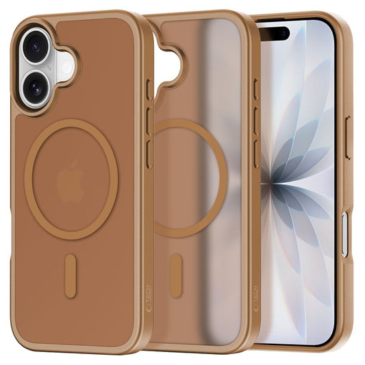 Etui MagSafe dla Apple iPhone 17, Tech-Protect, BasicMag, Brązowy