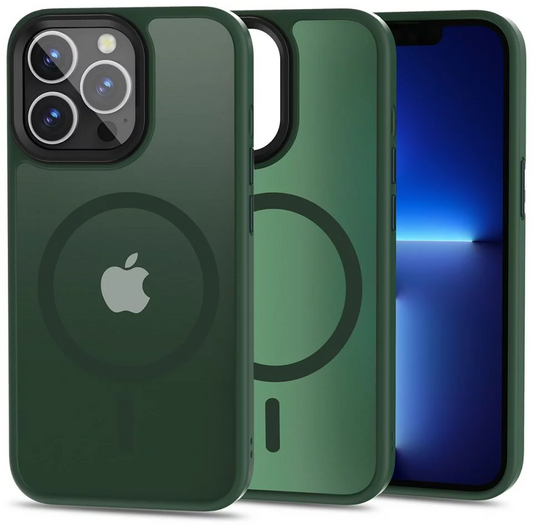 MagSafe Case for Apple iPhone 13 Pro, Tech-Protect, Magmat, Green