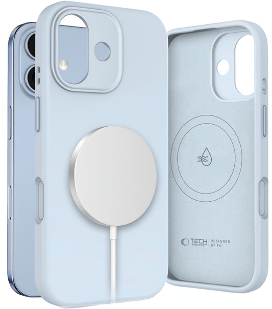Etui MagSafe dla Apple iPhone 17, Tech-Protect, Uniq, Niebieskie