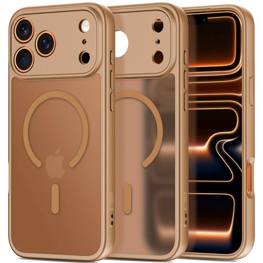 Etui MagSafe dla Apple iPhone 17 Pro Max, Tech-Protect, BasicMag, Matowy Brąz