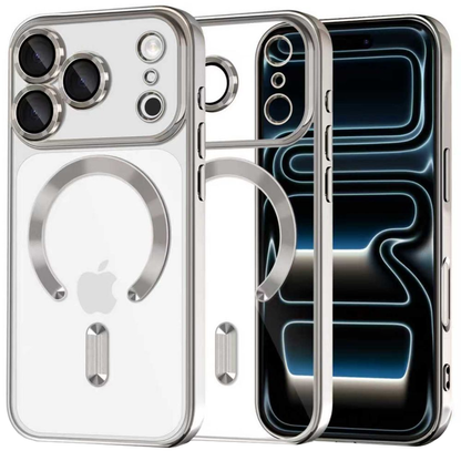 Etui MagSafe dla Apple iPhone 17 Pro, Tech-Protect, Magflex, Srebrne