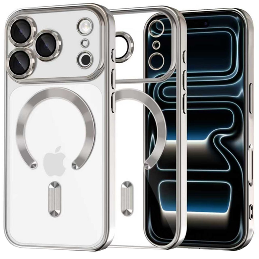 Etui MagSafe dla Apple iPhone 17 Pro, Tech-Protect, Magflex, Srebrne