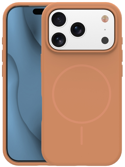MagSafe Case for Apple iPhone 17 Pro Max, OEM, Silicone Thin, Orange