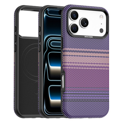 Etui MagSafe do Apple iPhone 17 Pro Max, OEM, Gradient Rainbow, Fioletowe