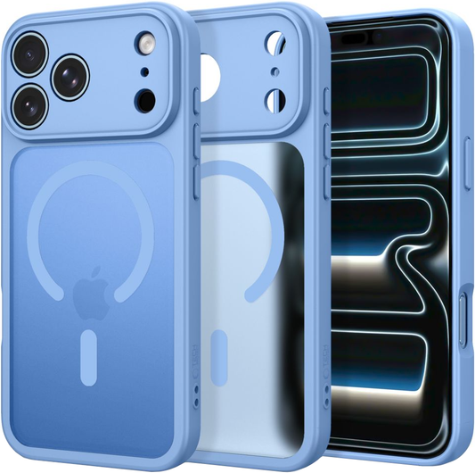 Etui MagSafe do Apple iPhone 18 Pro / 17 Pro, Tech-Protect, BasicMag, Matowy Niebieski